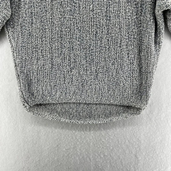 Lou & Grey Sweater Women's Sz S Gray Knitted Cold Shoulder Sleeve Pullover - Picture 7 of 12